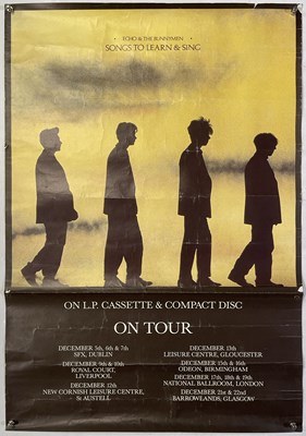 Lot 2360244 - ECHO AND THE BUNNYMEN - ORIGINAL 1985 TOUR POSTER.