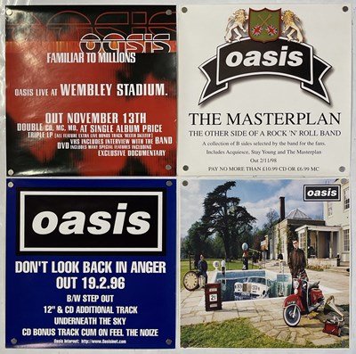 Lot 561 - OASIS - MINI PROMOTIONAL POSTER SET.