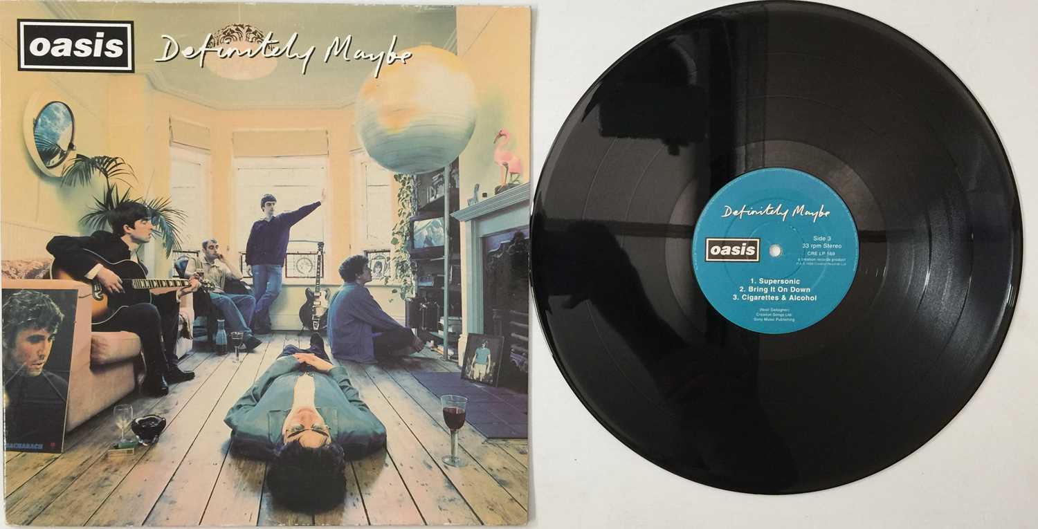 Lot 745 - OASIS - DEFINITELY MAYBE LP (ORIGINAL UK