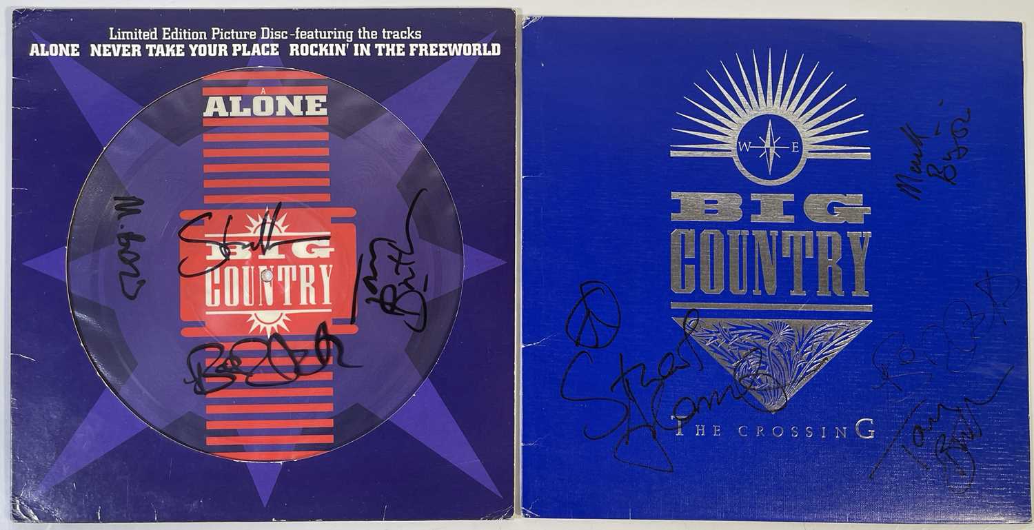 Lot 346 - BIG COUNTRY SIGNED RECORD COVERS.