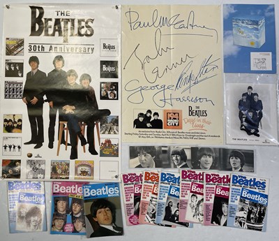 Lot 2360443 - THE BEATLES - POSTERS AND MEMORABILIA.