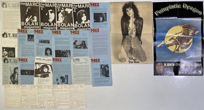 Lot 505 - MARC BOLAN / T.REX - ORIGINAL FAN CLUB NEWSLETTERS. ﻿