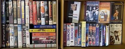 Lot 474 - DAVID BOWIE - VHS COLLECTION.