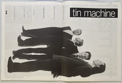 Lot 481 - DAVID BOWIE - FULLY SIGNED 1989 TIN MACHINE PROGRAMME.