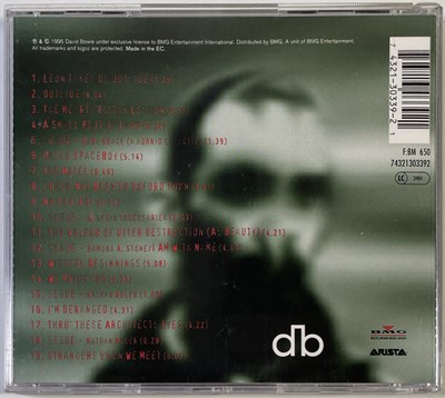 Lot 483 - DAVID BOWIE - SIGNED OUTSIDE CD.