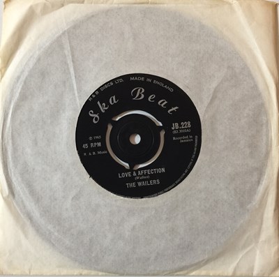 Lot 211 - THE WAILERS - LOVE & AFFECTION/ TEENAGER IN LOVE UK 7'' (JB