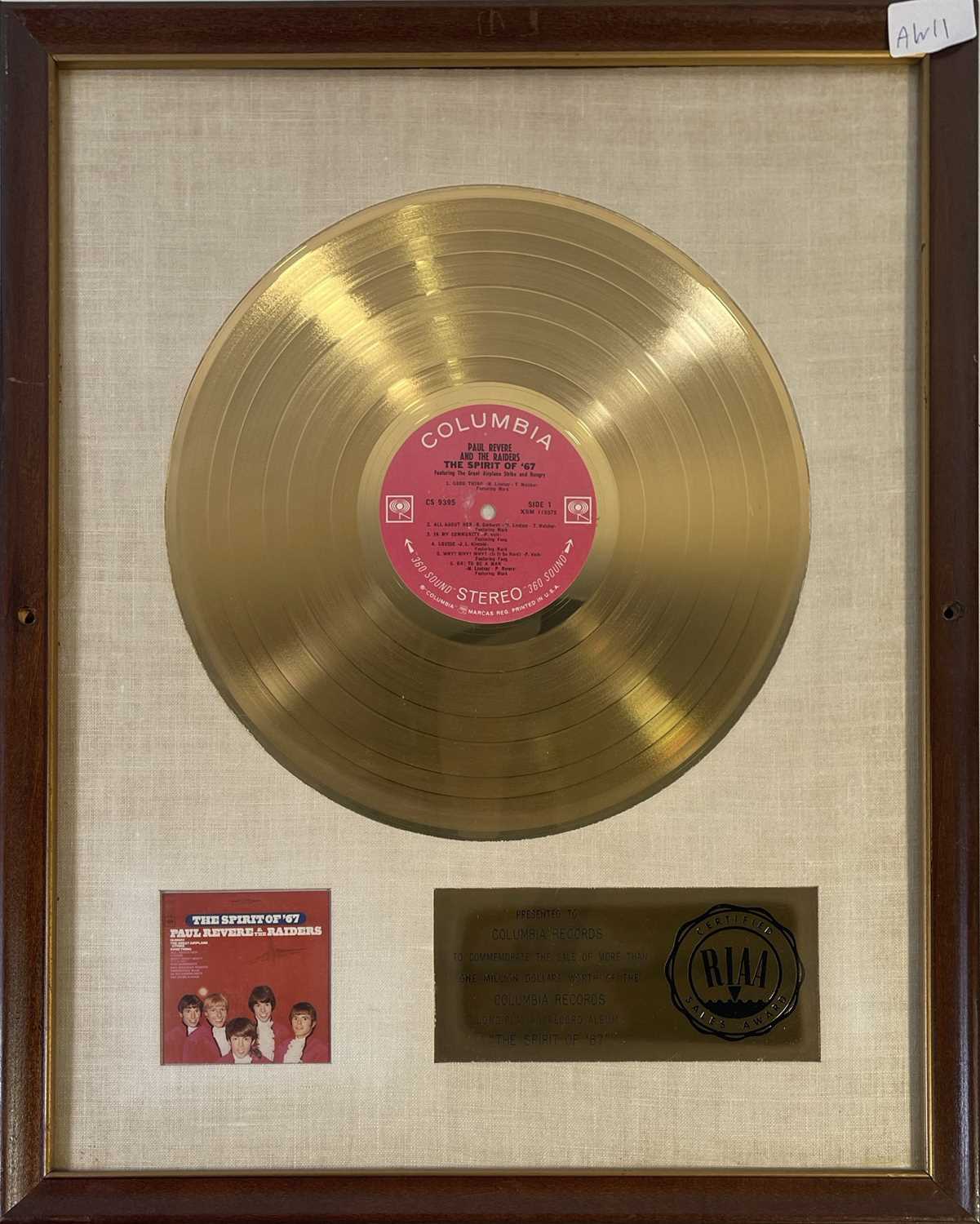Lot 389 - PAUL REVERE AND THE RAIDERS - OFFICIAL RIAA