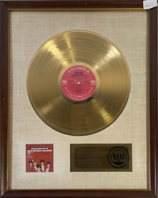 Lot 389 - PAUL REVERE AND THE RAIDERS - OFFICIAL RIAA GOLD DISC AWARD.