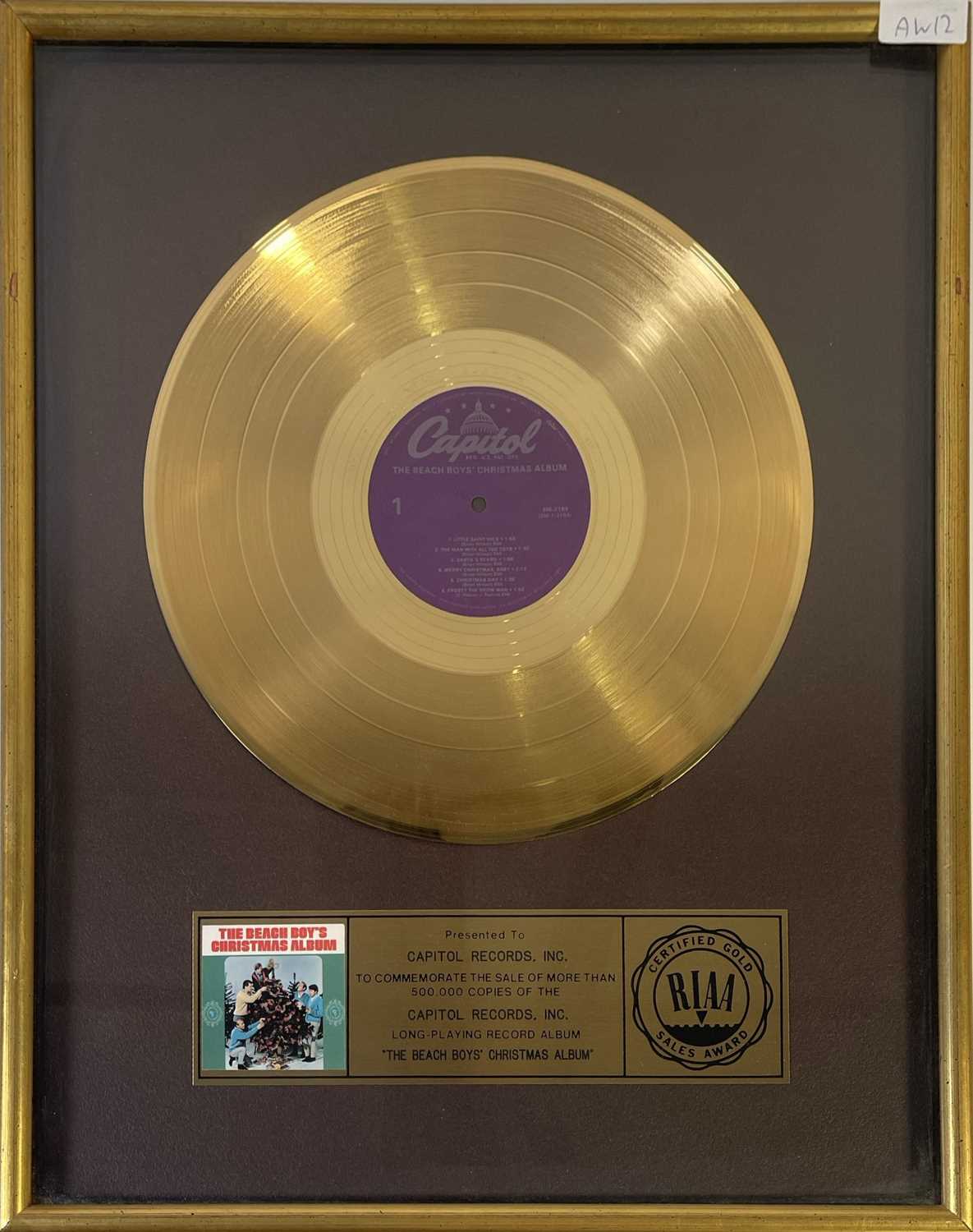 Lot 362 - THE BEACH BOYS - OFFICIAL RIAA GOLD DISC