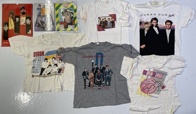 Lot 515 - DURAN DURAN - T-SHIRT AND MEMORABILIA COLLECTION.