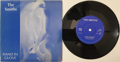 Lot 258 - THE SMITHS - HAND IN GLOVE - ORIGINAL 'NEGATIVE' SLEEVE DESIGN (RT 131)