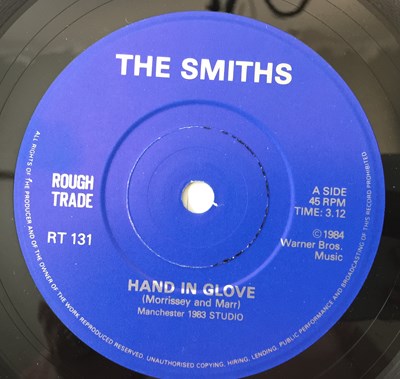 Lot 258 - THE SMITHS - HAND IN GLOVE - ORIGINAL 'NEGATIVE' SLEEVE DESIGN (RT 131)