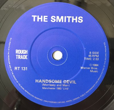 Lot 258 - THE SMITHS - HAND IN GLOVE - ORIGINAL 'NEGATIVE' SLEEVE DESIGN (RT 131)