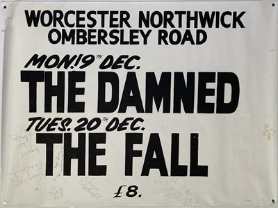 Lot 541 - THE FALL - FULLY SIGNED 1994 CONCERT POSTER.