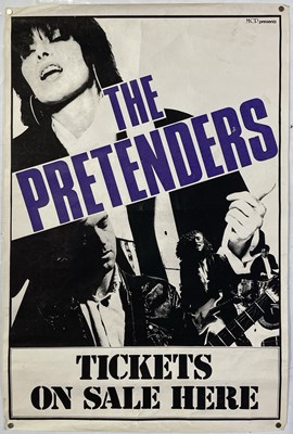 Lot 248 - THE PRETENDERS - ORIGINAL CONCERT POSTER.