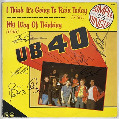 Lot 253 - UB40 - RARE ORIGINAL 1979 'MOSELEY FESTIVAL' POSTER.