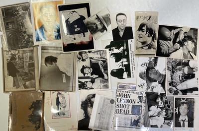 Lot 316 - JOHN LENNON - LARGE ARCHIVE OF ORIGINAL PRESS PHOTOGRAPHS.