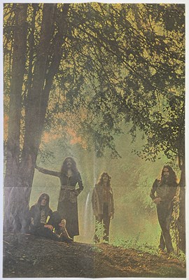 Lot 264 - BLACK SABBATH - ORIGINAL MASTERS OF REALITY INSERT POSTER.