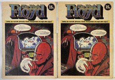 Lot 427 - PINK FLOYD - PAIR OF 1974 COMIC PROGRAMMES.