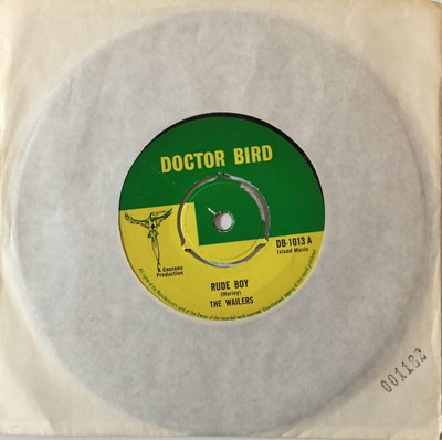 Lot 213 - THE WAILERS/ ROLANDO AL AND THE SOUL BROTHERS - RUDE BOY/ RINGO'S THEME (THIS BOY) UK 7'' (DB-1013)