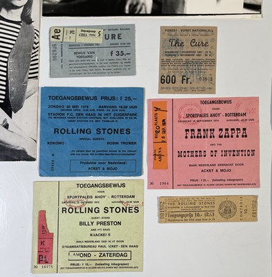Lot 169 - DUTCH CONCERT FLYERS, BOOKLETS AND TICKETS COLLECTION INC ROLLING STONES / GRATEFUL DEAD.