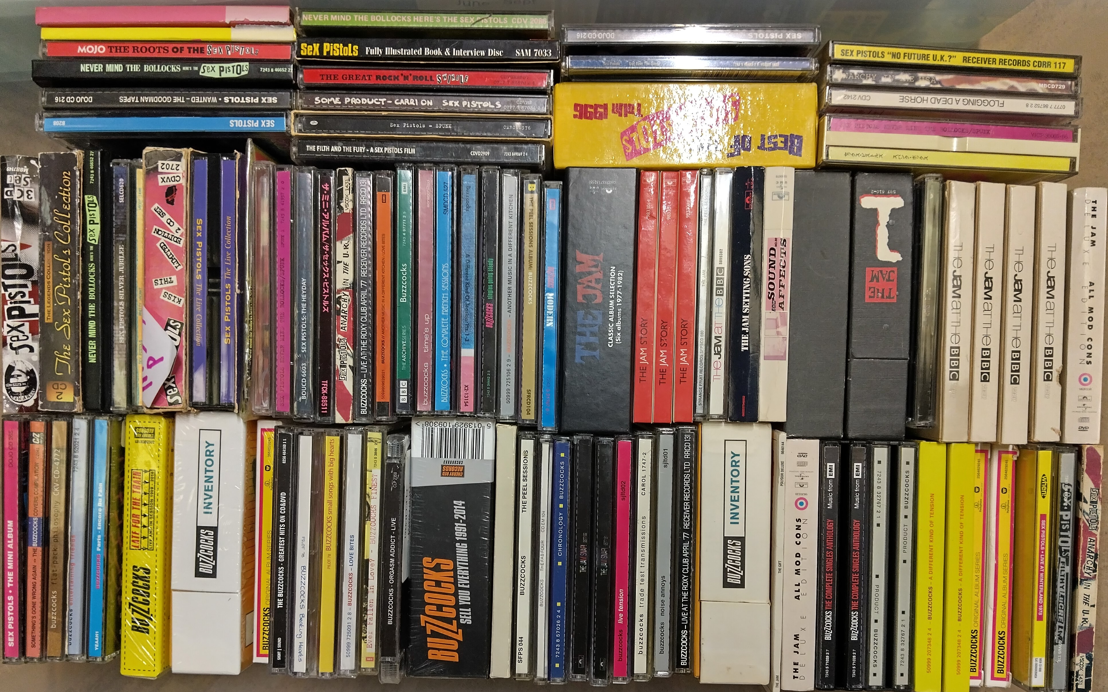 Lot 816 - PUNK HISTORY CD AND BOX SET COLLECTION