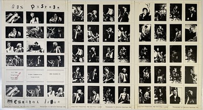 Lot 557 - THE SEX PISTOLS - RARE 'CONTACT SHEET' MEMORIAL ISSUE WITH IMAGES FROM BATON ROUGE.