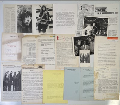 Lot 450 - JOHN MAYALL - 1960S PRESS AND PROMOTIONAL ITEMS.