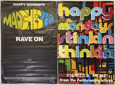 Lot 266 - THE HAPPY MONDAYS - POSTERS INC 'MADCHESTER RAVE ON'.