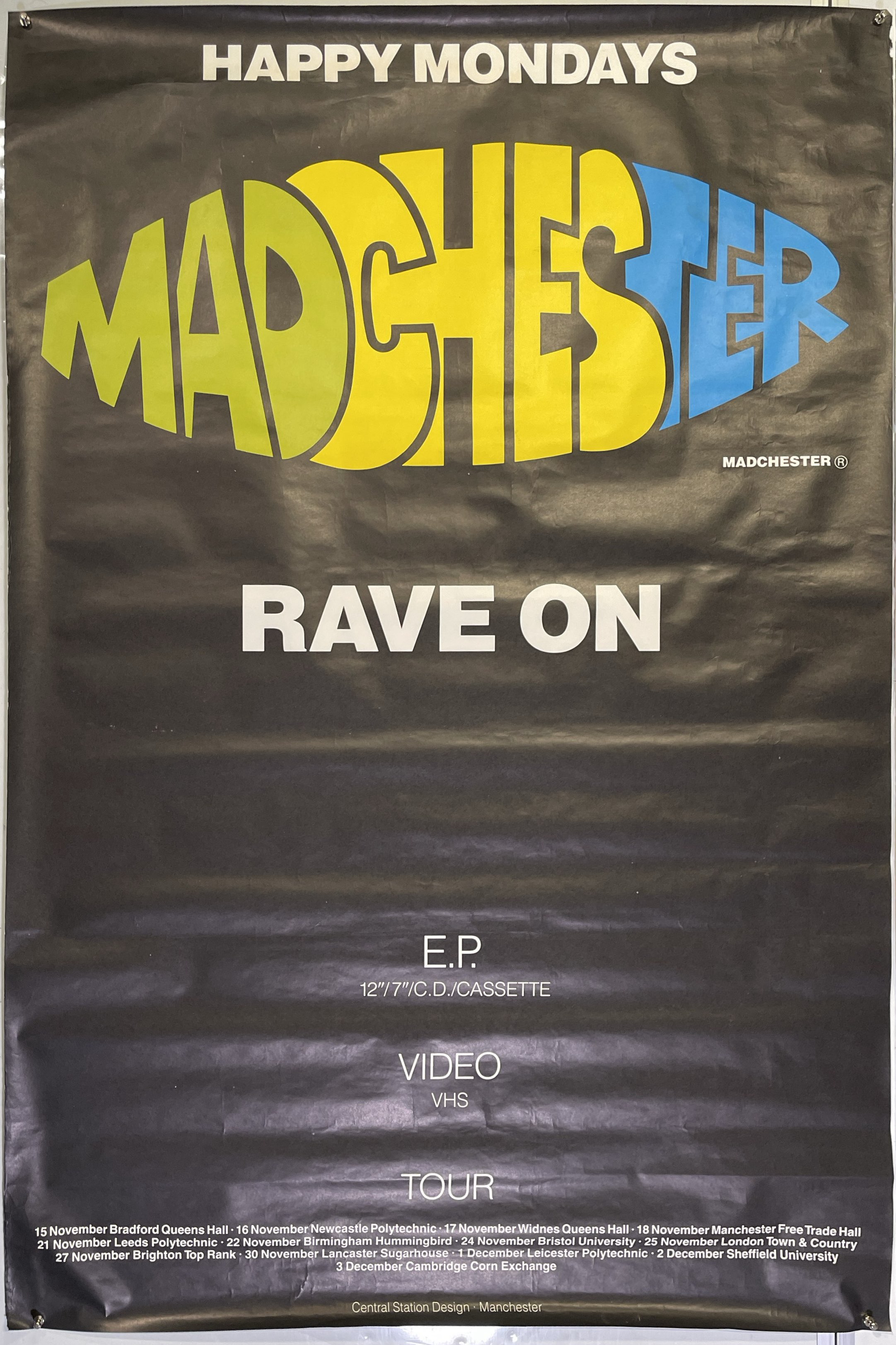 Lot 266 - THE HAPPY MONDAYS - POSTERS INC 'MADCHESTER