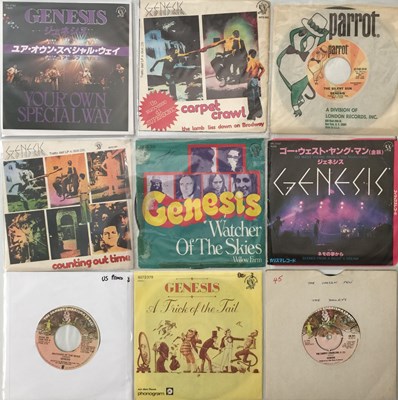 Lot 959 - GENESIS - PRESSINGS FROM AROUND THE WORLD! - 7" RARITIES