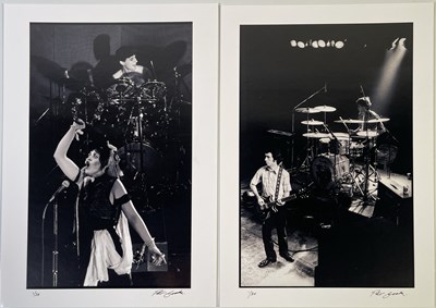 Lot 373 - PETER COOK - SIGNED LIMITED EDITION PHOTOGRAPHS - BUZZCOCKS / LENE LOVICH.