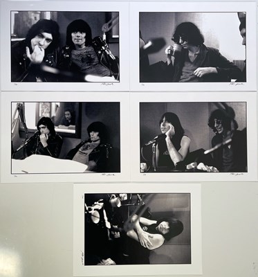 Lot 189 - PETER COOK - SIGNED LIMITED EDITION PHOTOGRAPHS - THE RAMONES.