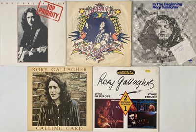 Lot 971 - RORY GALLAGHER - LPs / CD LONG BOXES COLLECTION (INC SIGNED)