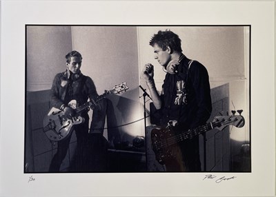 Lot 193 - PETER COOK - SIGNED LIMITED EDITION PHOTOGRAPH - THE CLASH.