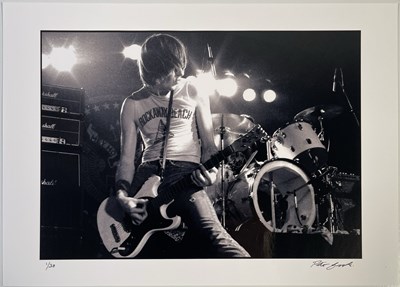 Lot 192 - PETER COOK - SIGNED LIMITED EDITION PHOTOGRAPH - THE RAMONES.