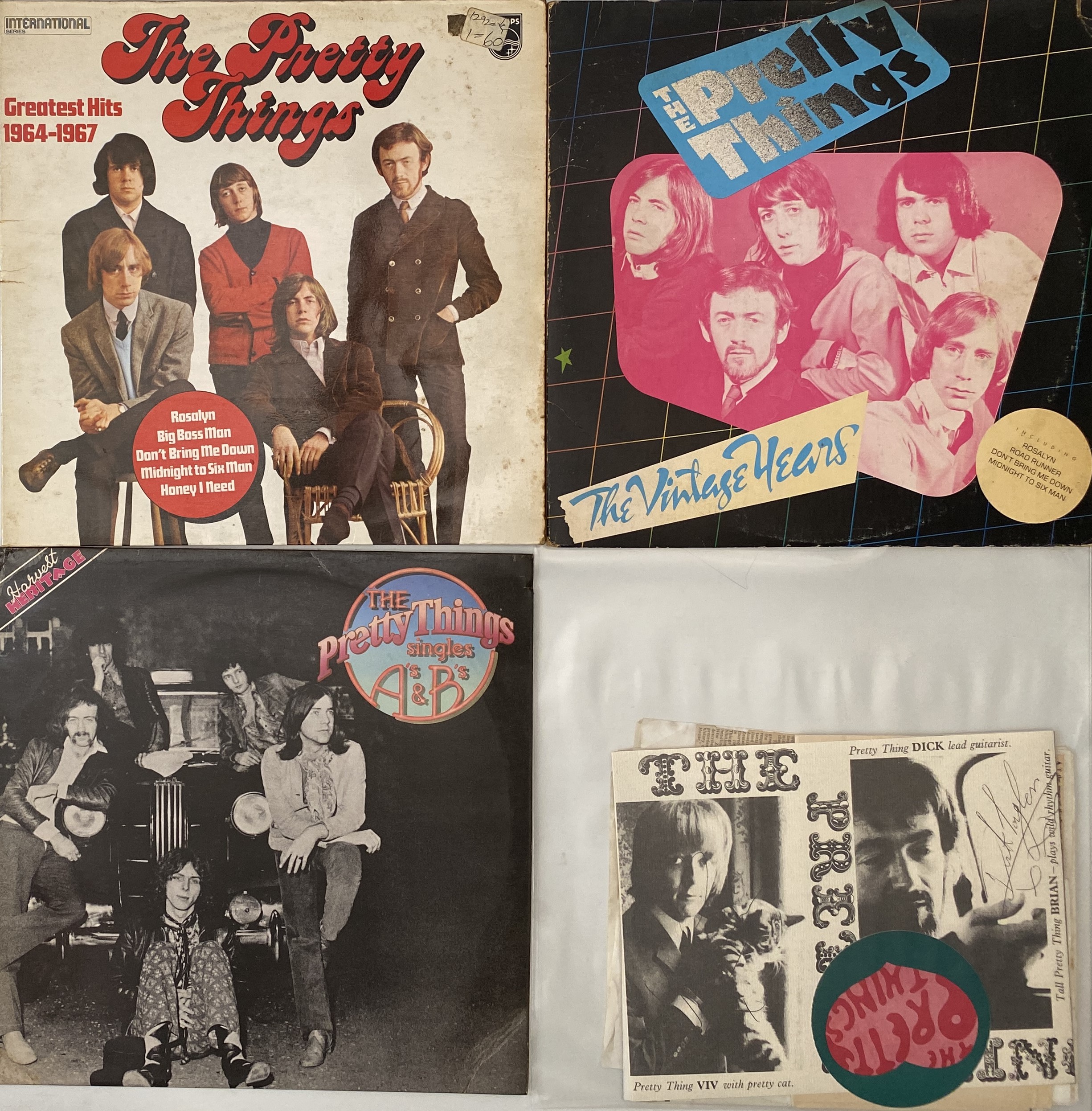 Lot 1059 - THE PRETTY THINGS - LP PACK