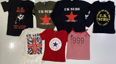 Lot 373 - PUNK INTEREST - UK SUBS T-SHIRTS.