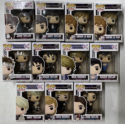 Lot 521 - DURAN DURAN - 11 FUNKO POP DOLLS.