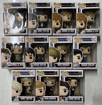 Lot 521 - DURAN DURAN - 11 FUNKO POP DOLLS.