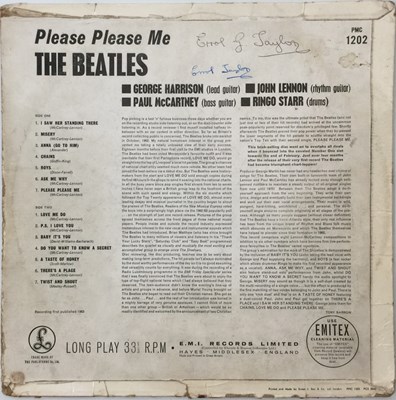 Lot 1016 - THE BEATLES - PLEASE PLEAS ME LP (UK MONO 2ND - BLACK & GOLD - NORTHERN SONGS - PMC 1202)