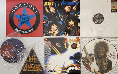 Lot 1084 - ROCK / METAL - 12" / 7" - SHAPED / PICTURE DISCS COLLECTION