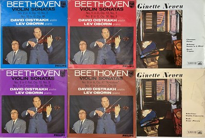 Lot 1050 - GINETTE NEVEU/ DAVID OISTRAKH - CLASSICAL VIOLIN LP PACK