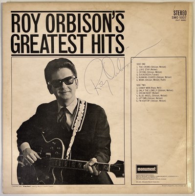 Lot 308 - ROY ORBISON SIGNED LP.