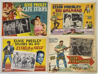 Lot 407 - ELVIS PRESLEY - ORIGINAL MEXICAN LOBBY CARDS.