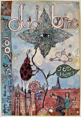 Lot 216 - DAVID BYRNE - 2001 CONCERT POSTER.