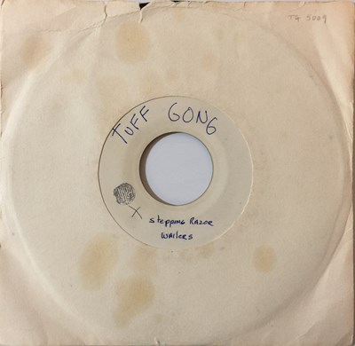 Lot 217 - PETER TOSH AND THE WAILERS - STEPPING RAZOR/ THE LETTER VERSION US 7'' WHITE LABEL TEST PRESSING