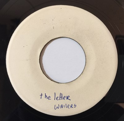 Lot 217 - PETER TOSH AND THE WAILERS - STEPPING RAZOR/ THE LETTER VERSION US 7'' WHITE LABEL TEST PRESSING