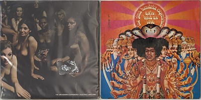 Lot 1205 - JIMI HENDRIX - ELECTRIC LADYLAND/ AXIS: BOLD AS LOVE LPs (UK TRACK PACK)