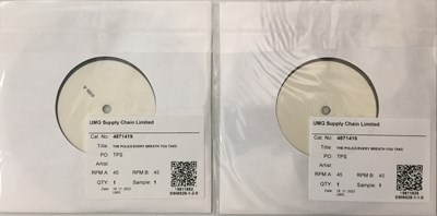 Lot 1162 - THE POLICE - EVERY BREATH YOU TAKE/EVERY BOMB YOU MAKE - 2022 DOUBLE 7" TEST PRESSING (A&M - 487 142-2)